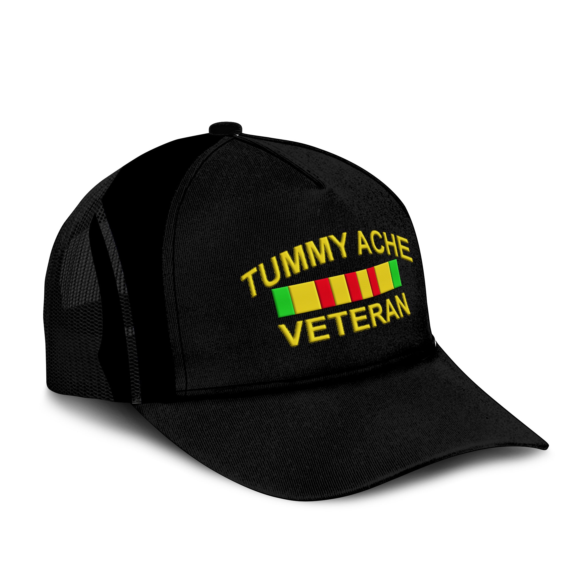 Tummy Ache Veteran Trucker Cap