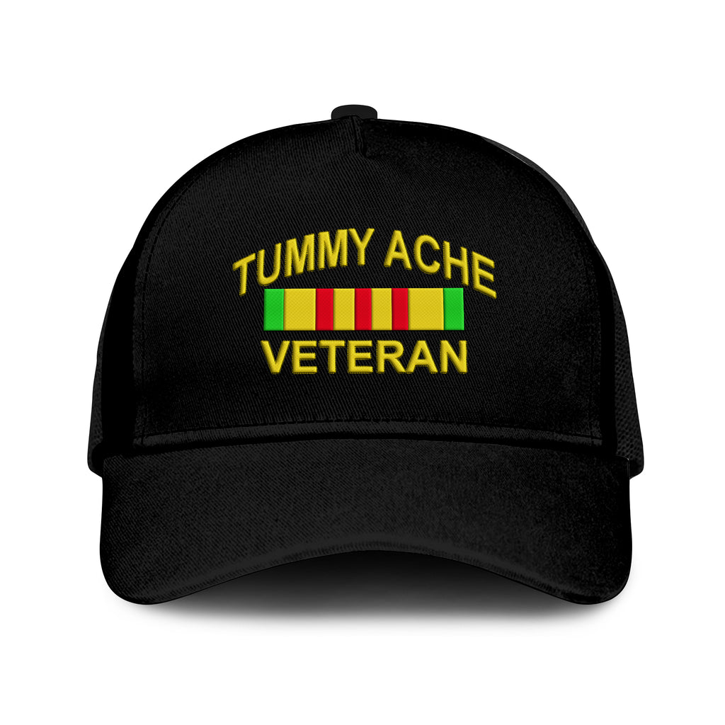 Tummy Ache Veteran Trucker Cap