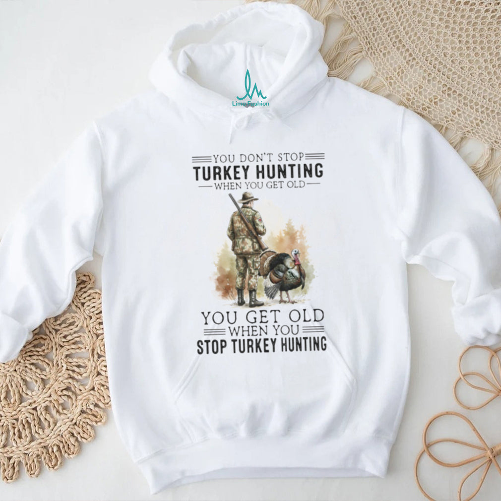Turkey Hunting Legend Old Man Outdoor T Shirt