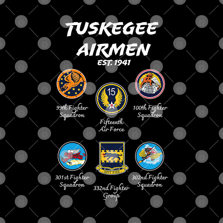 Tuskegee Airmen American Heroes T Shirt