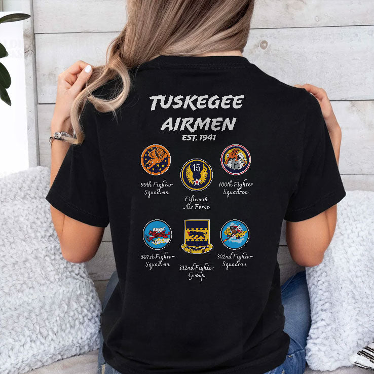 Tuskegee Airmen American Heroes T Shirt