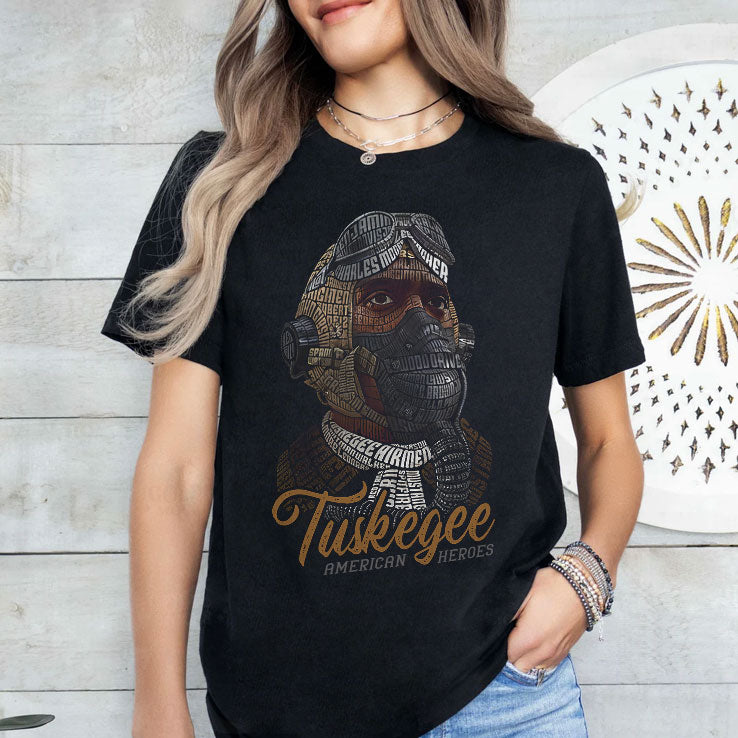 Tuskegee Airmen American Heroes T Shirt
