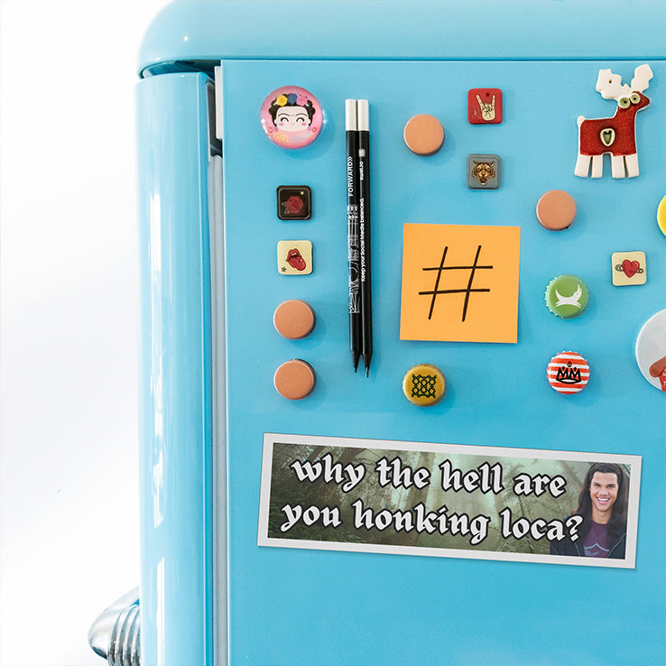 Twilight Why The Hell Are You Honking Loca Car Magnet