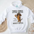 Twinkle Twinkle Little Snitch Nosey Bitch Dachshund T Shirt