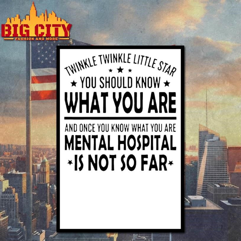 Twinkle Twinkle Little Star You Should Know What You Are And Once You Know What You Are Shirt