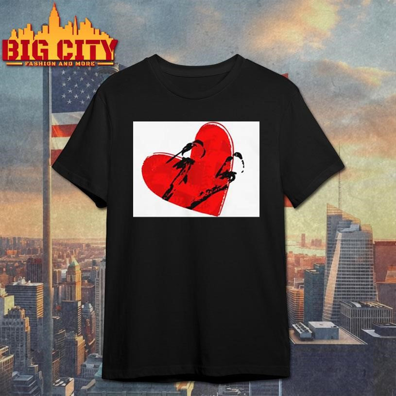 Two Birds Black Valentine Shirt