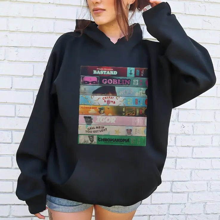Tyler The Creator VHS Discography T Shirt