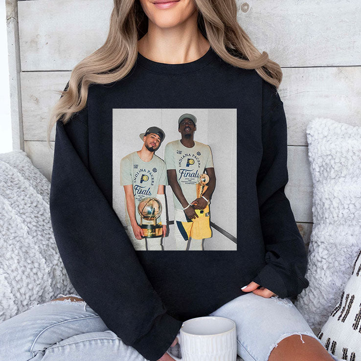 Tyrese Haliburton And Pascal Siakam Basketball Champions 2025 T Shirt