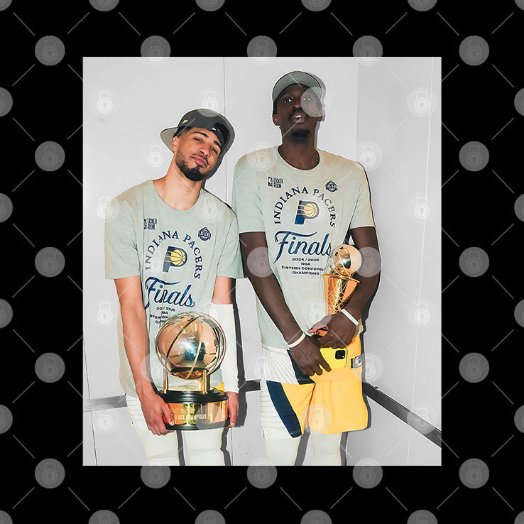 Tyrese Haliburton And Pascal Siakam Basketball Champions 2025 T Shirt