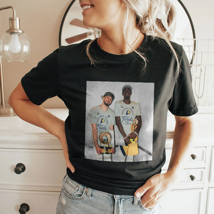 Tyrese Haliburton And Pascal Siakam Basketball Champions 2025 T Shirt