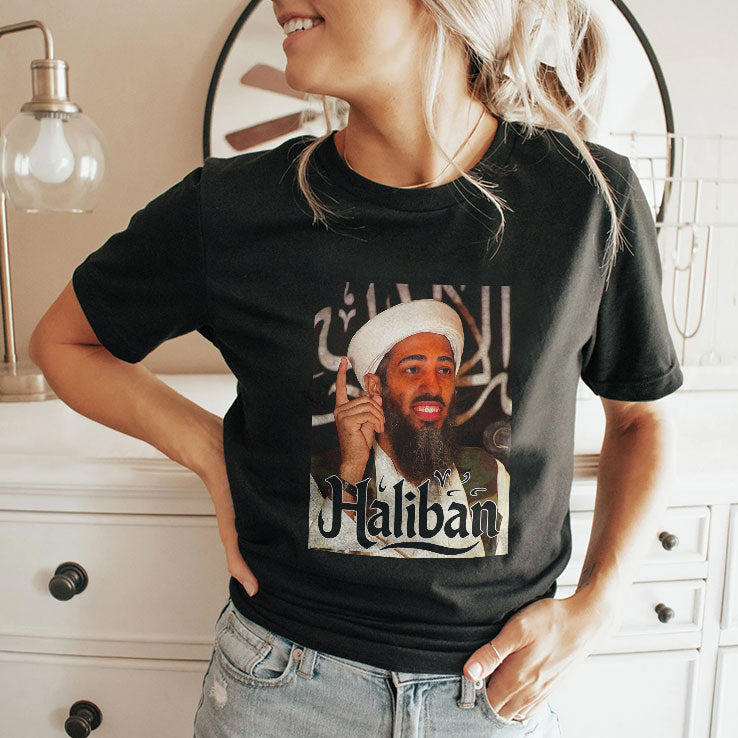 Tyrese Haliburton Osama Bin Laden Photo T Shirt