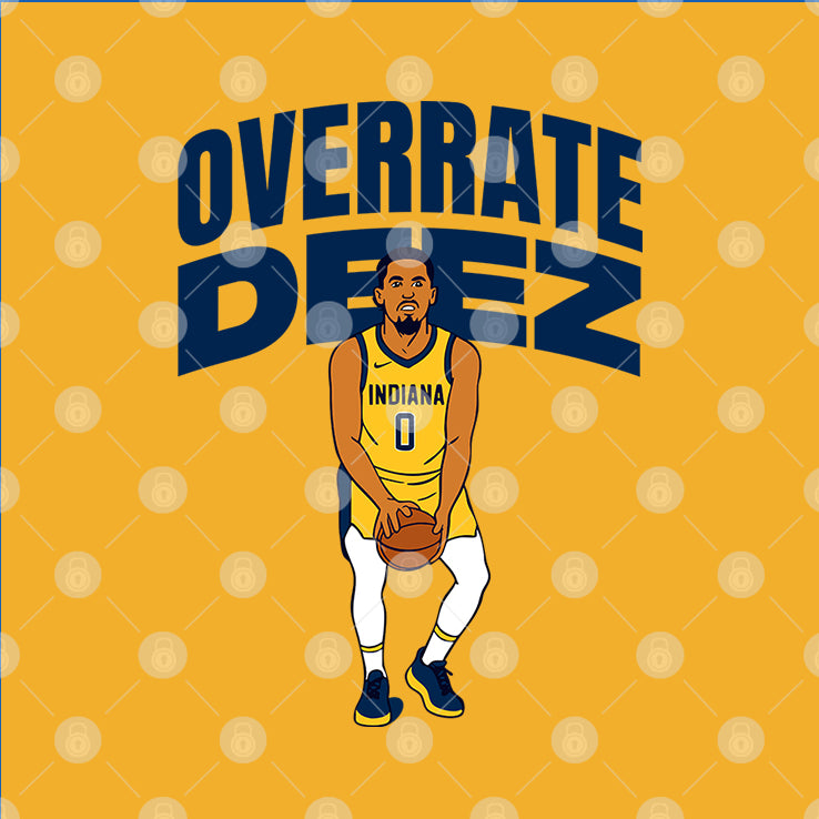 Tyrese Haliburton Overrate Deez T Shirt