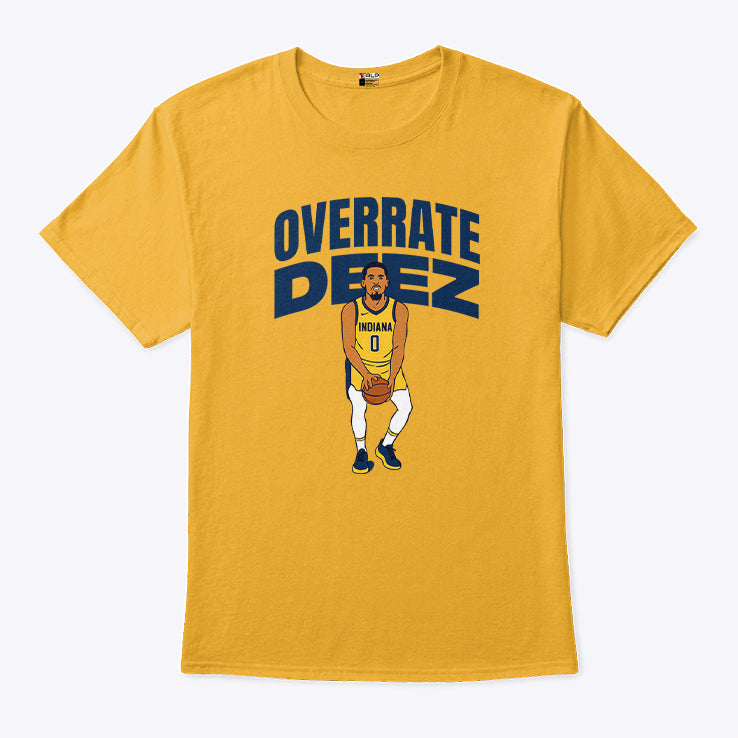 Tyrese Haliburton Overrate Deez T Shirt
