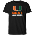 U Miami Football Beat Ole Miss 2026 Shirt