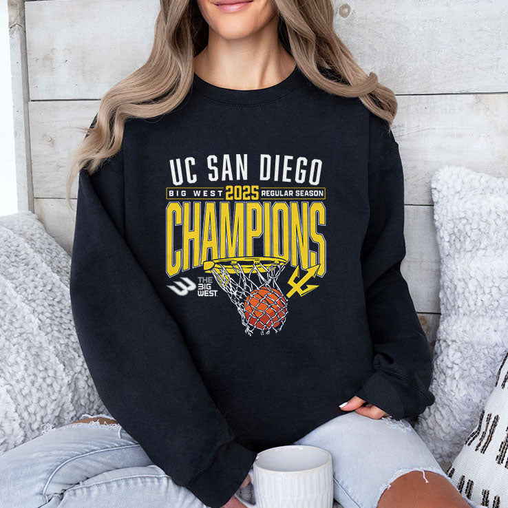 UC San Diego Tritons 2025 Big West Regular Season Basketball Champs Shirt