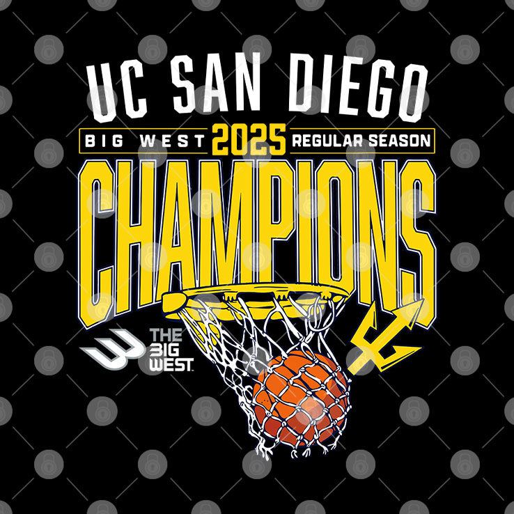 UC San Diego Tritons 2025 Big West Regular Season Basketball Champs Shirt