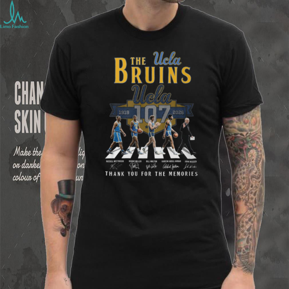 UCLA Bruins 107th Anniversary 1919 2026 Basketball Legends Abbey Road T Shirt