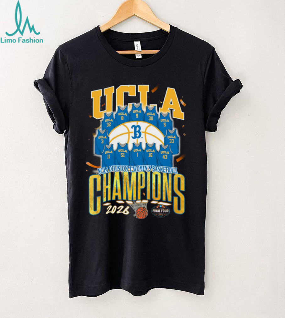 UCLA Bruins 2026 NCAA Division I Women’s Basketball National Champions T Shirt
