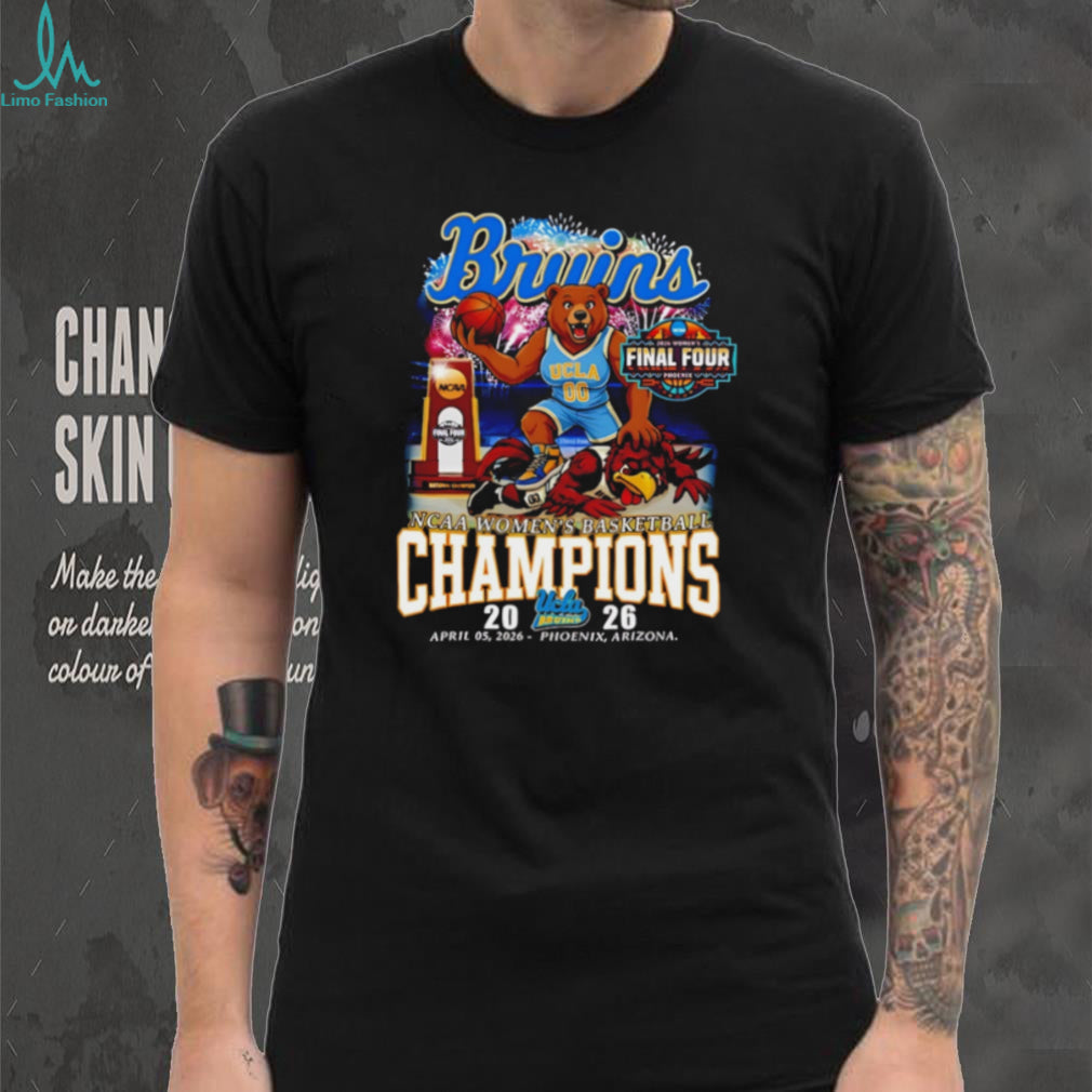 UCLA Bruins 2026 NCAA Women’s Basketball Champions Phoenix Final Four T Shirt