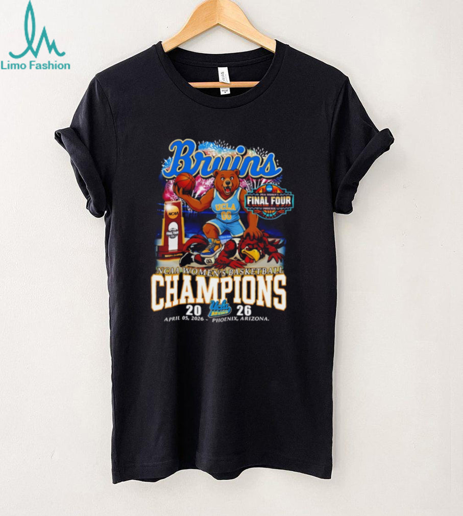 UCLA Bruins 2026 NCAA Women’s Basketball Champions Phoenix Final Four T Shirt
