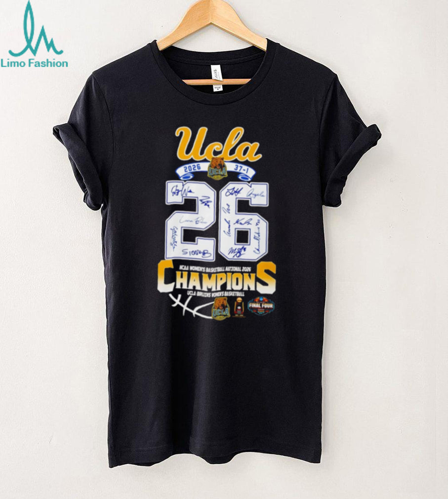 UCLA Bruins 2026 NCAA Women’s Basketball Champions Signature Series T Shirt