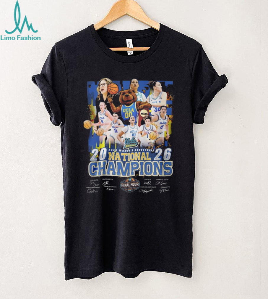 UCLA Bruins 2026 NCAA Women’s Basketball National Champions Players T Shirt