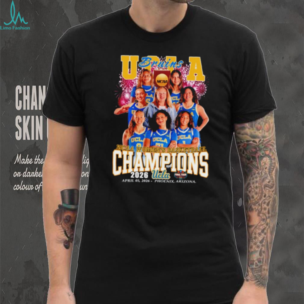 UCLA Bruins 2026 NCAA Women’s Basketball National Champions Team Photo T Shirt