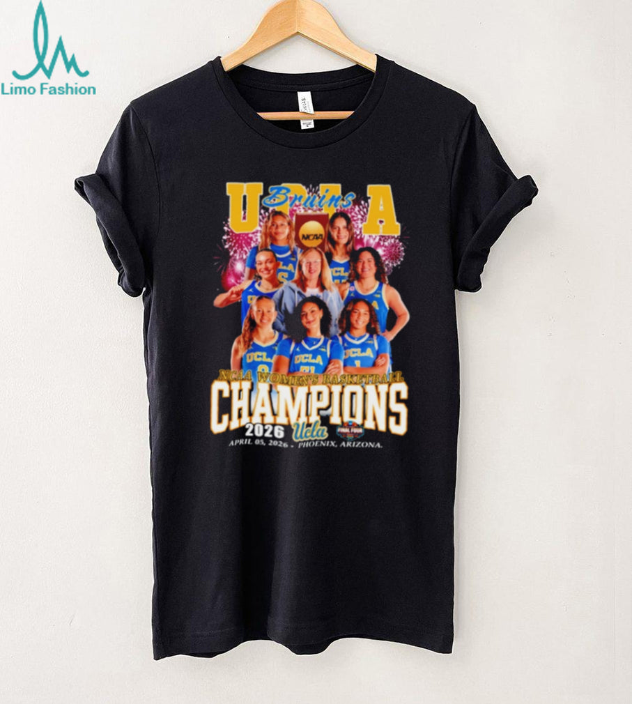 UCLA Bruins 2026 NCAA Women’s Basketball National Champions Team Photo T Shirt