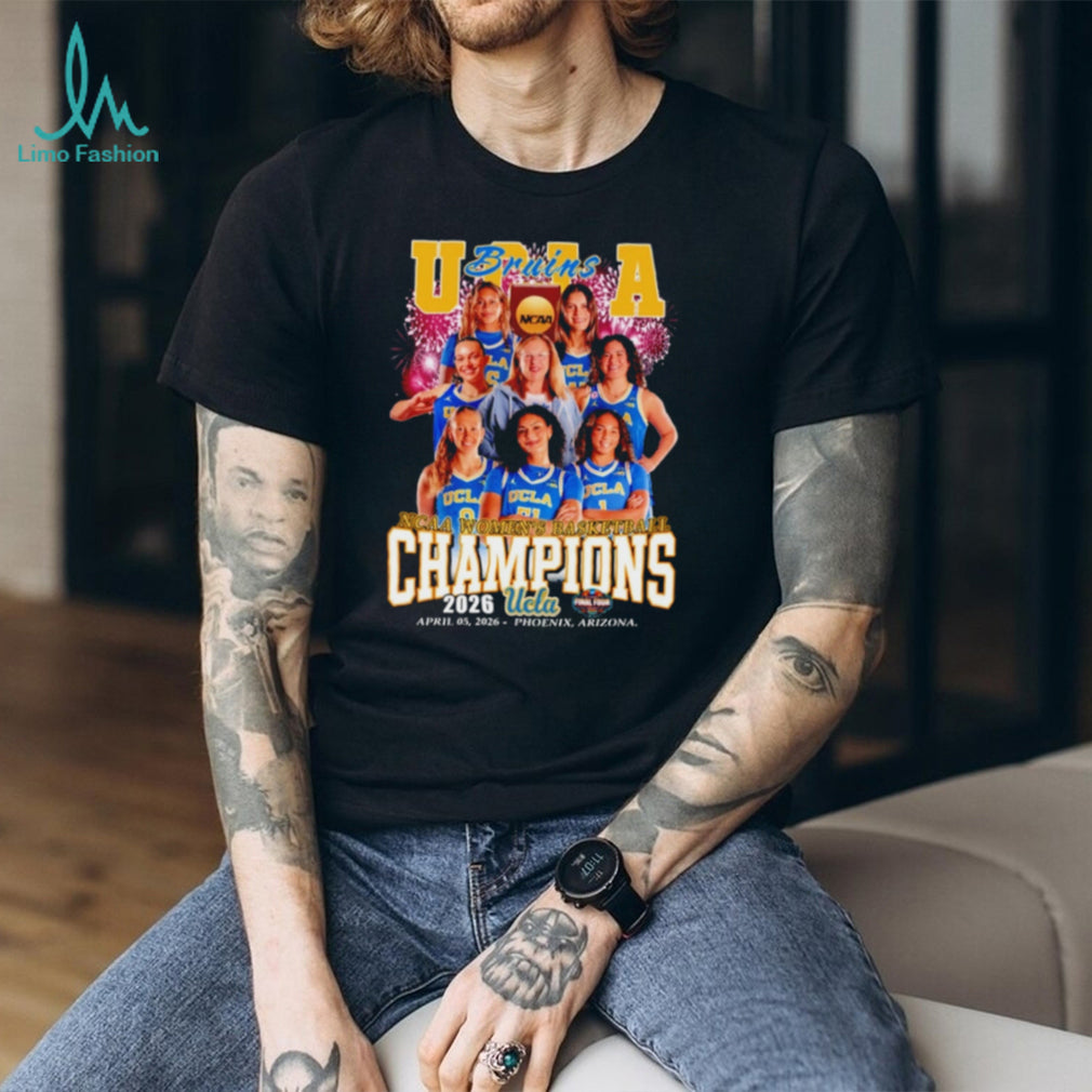 UCLA Bruins 2026 NCAA Women’s Basketball National Champions Team Photo T Shirt