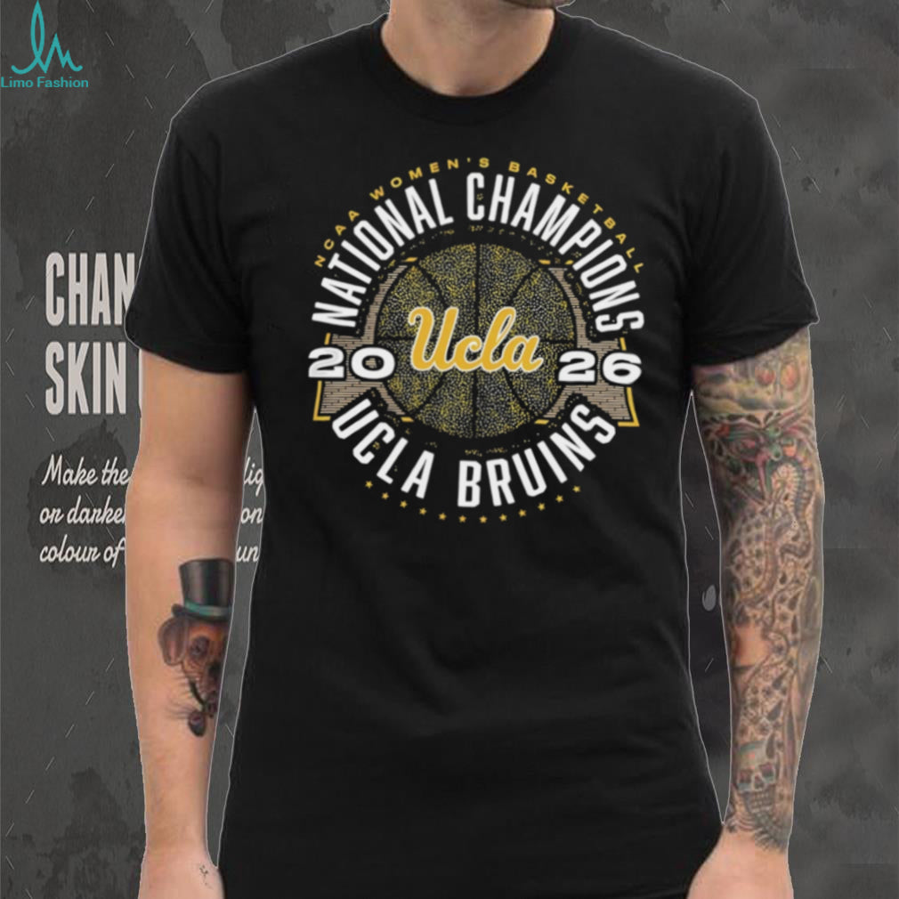 UCLA Bruins 2026 National Champions Circular Gold Basketball Vintage T Shirt