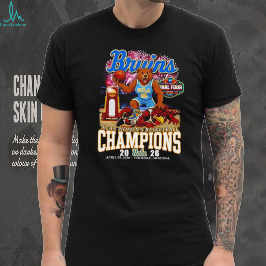 UCLA Bruins 2026 National Champions Mascot vs Opponent Phoenix AZ T Shirt