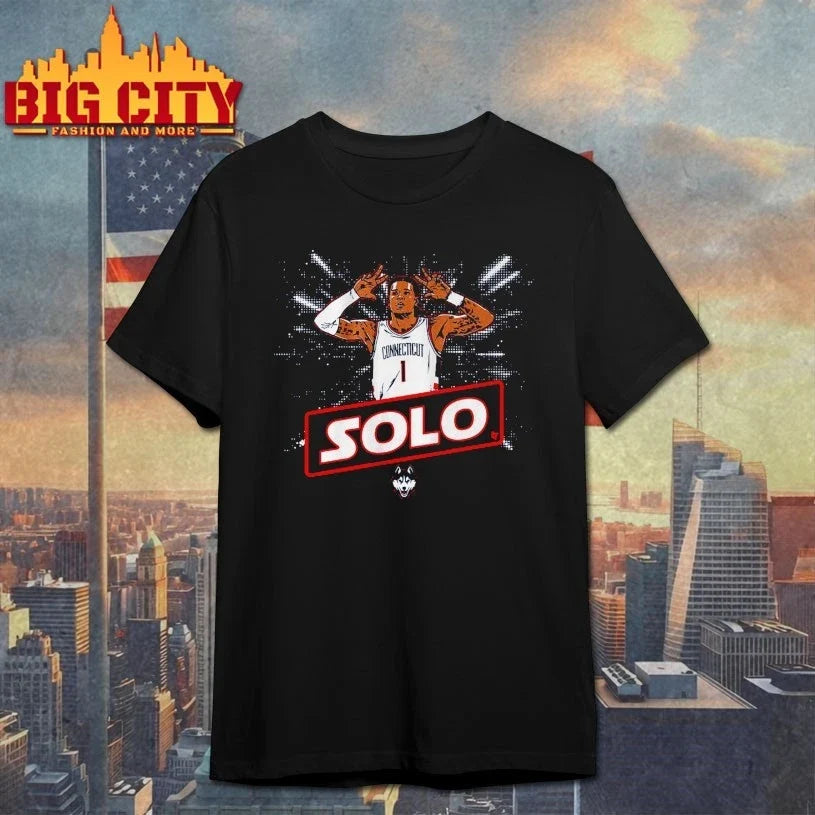 UConn Basketball Solo Ball Name Pose T-Shirt
