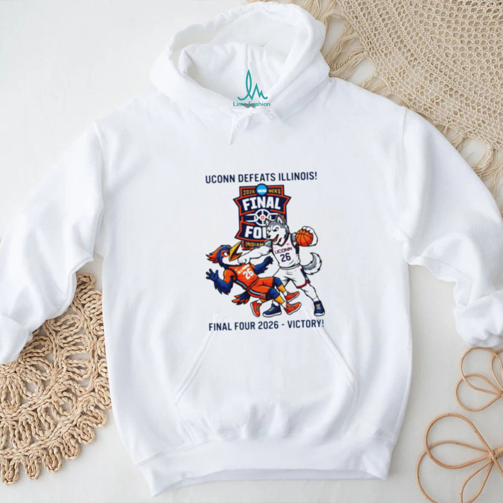 UConn Defeats Illinois 2026 Men’s Final Four Victory Graphic T Shirt