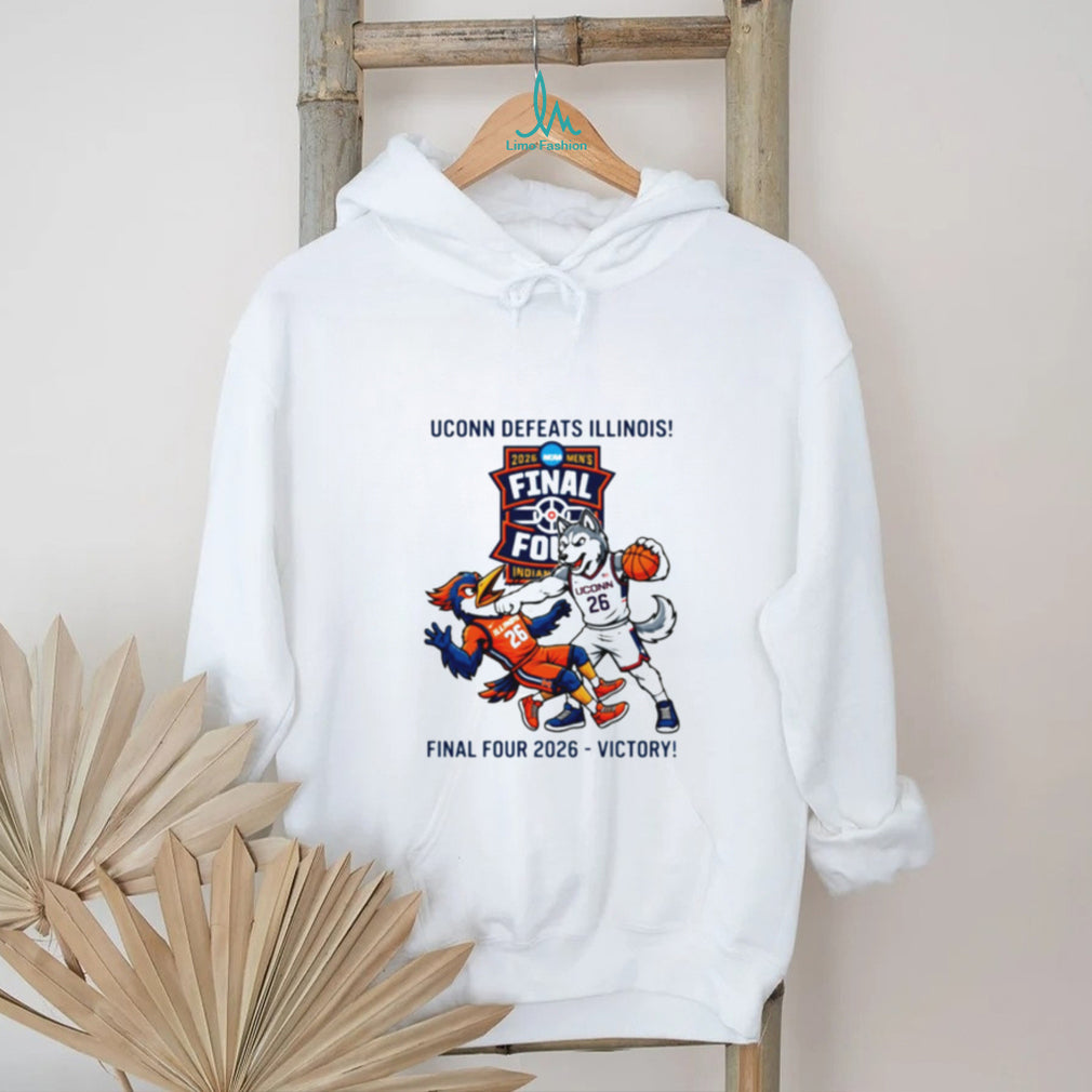 UConn Defeats Illinois 2026 Men’s Final Four Victory Graphic T Shirt