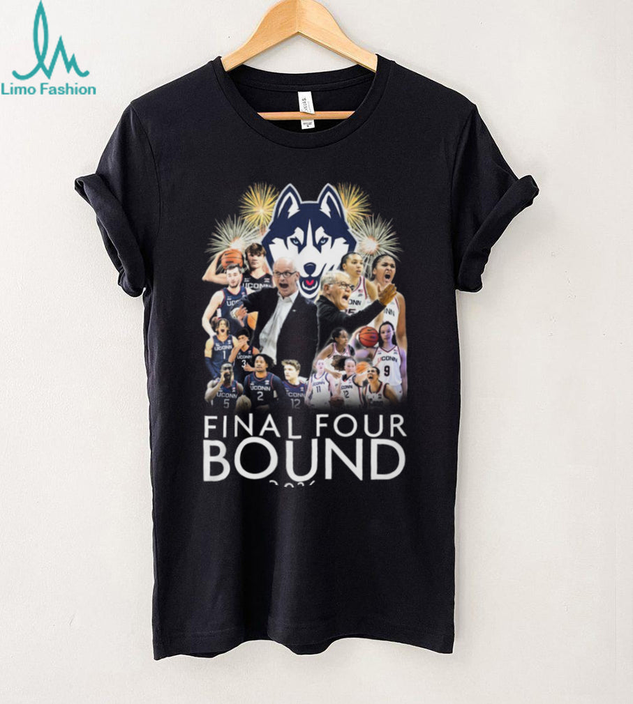 UConn Huskies Men’s and Women’s Basketball Final Four Bound 2026 T Shirt