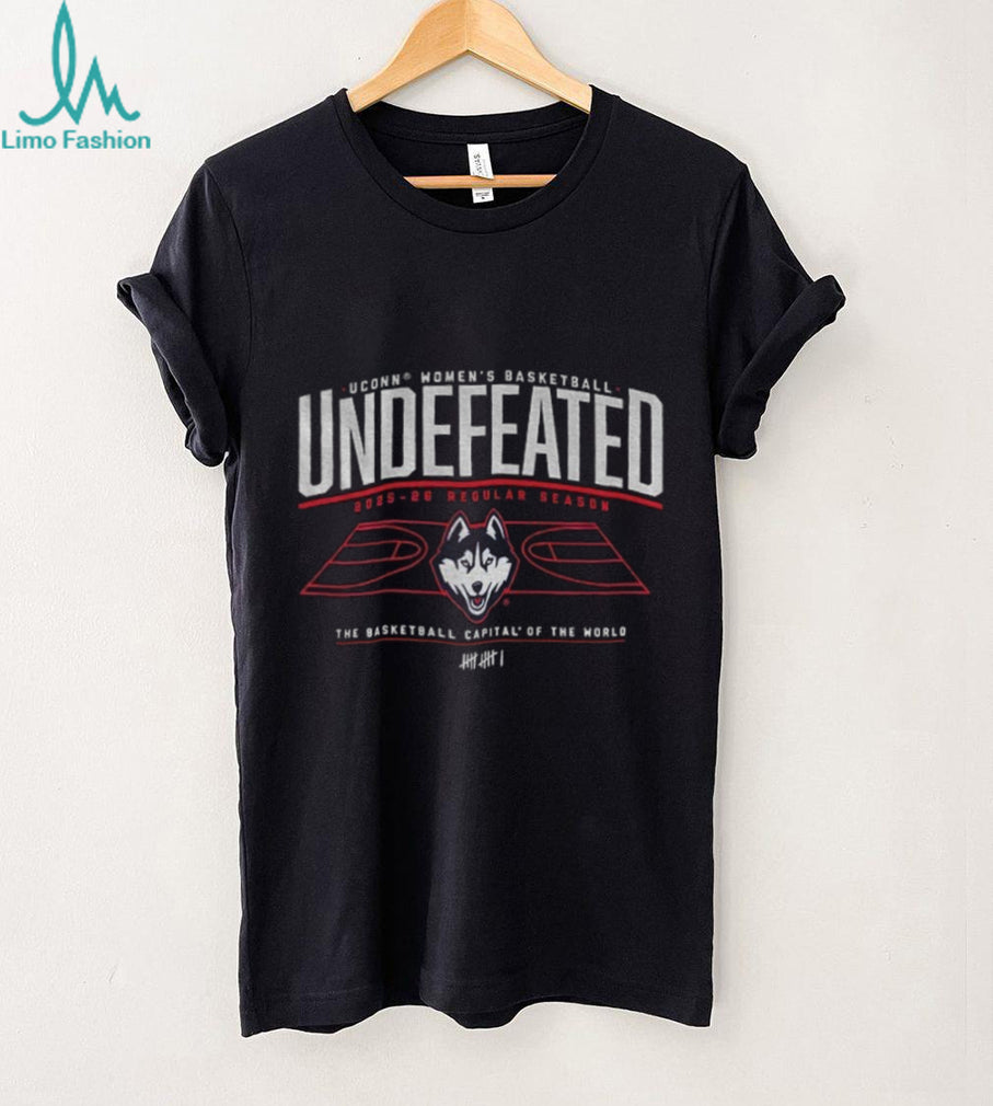UConn Huskies Women’s Basketball Undefeated 2025 26 Season T Shirt