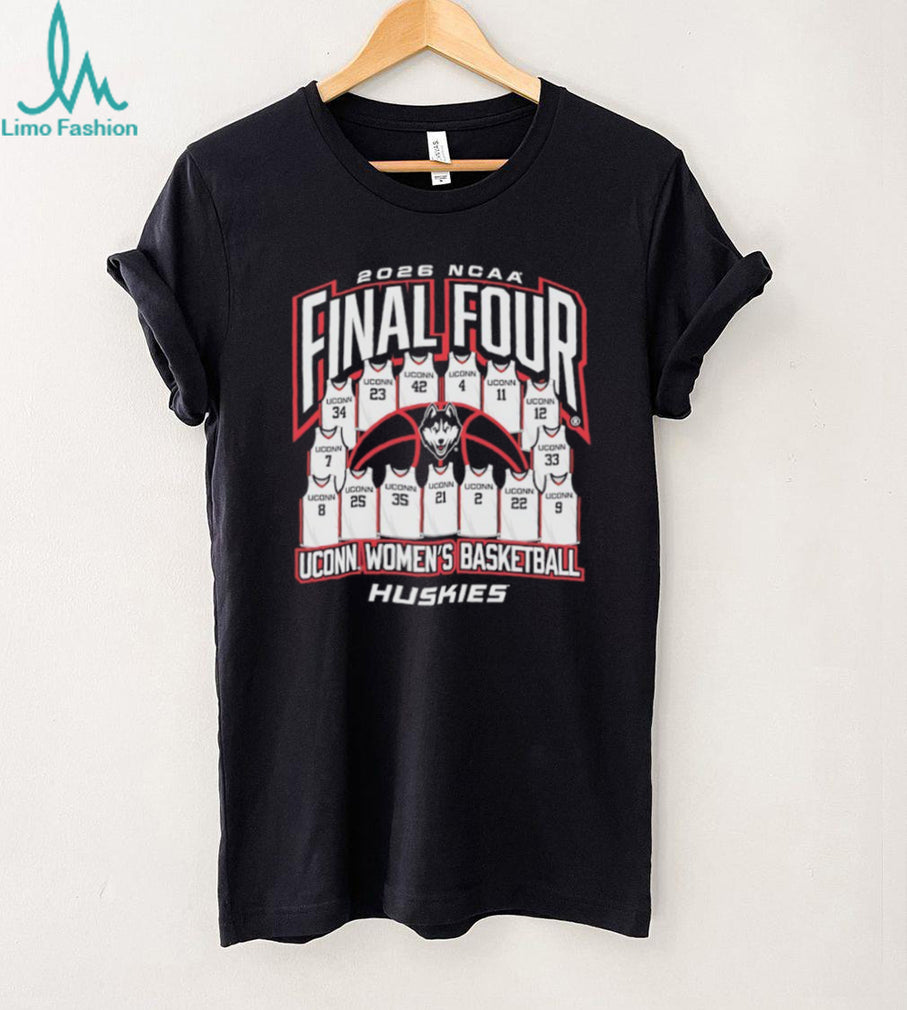 UConn Women’s Basketball 2026 NCAA Final Four Roster Crewneck T Shirt