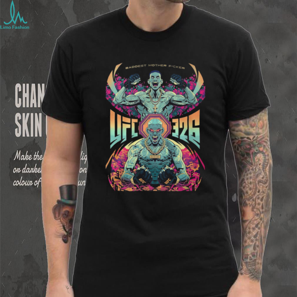 UFC 326 Charles Oliveira Baddest Mother Fcker Graphic Art T Shirt