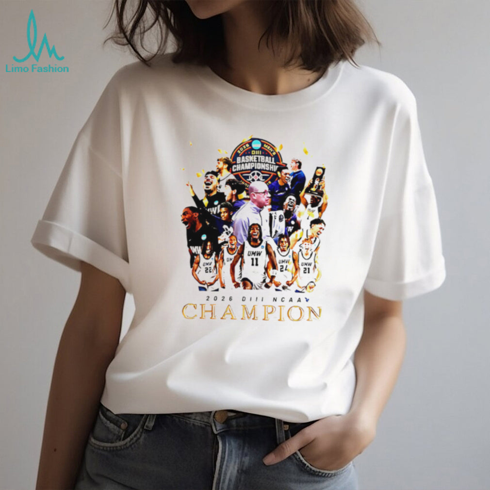 UMW 2026 DIII NCAA Basketball National Champions Commemorative T Shirt