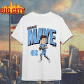 UNC Football Drake Maye Pro Caricature Shirt