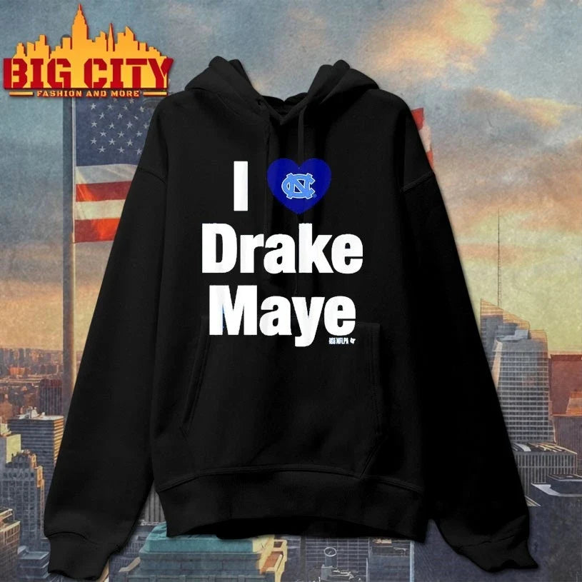 UNC Football I Heart Drake Maye t-shirt