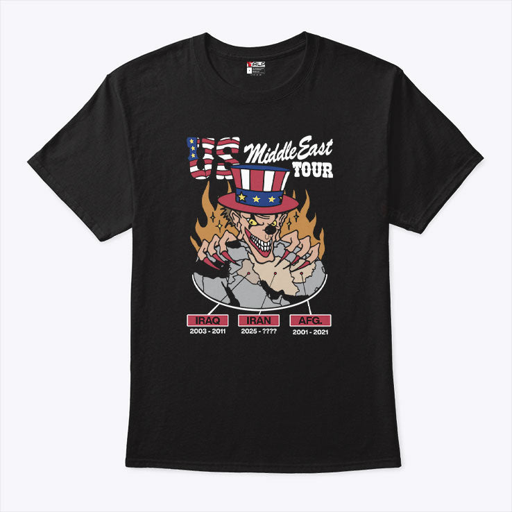 US Middle East Tour Iraq Iran AFG Shirt