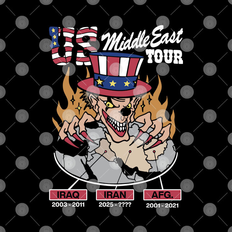 US Middle East Tour Iraq Iran AFG Shirt