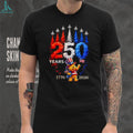 USA 250 Years 1776 2026 Patriotic Pooh Jet Flyover T Shirt
