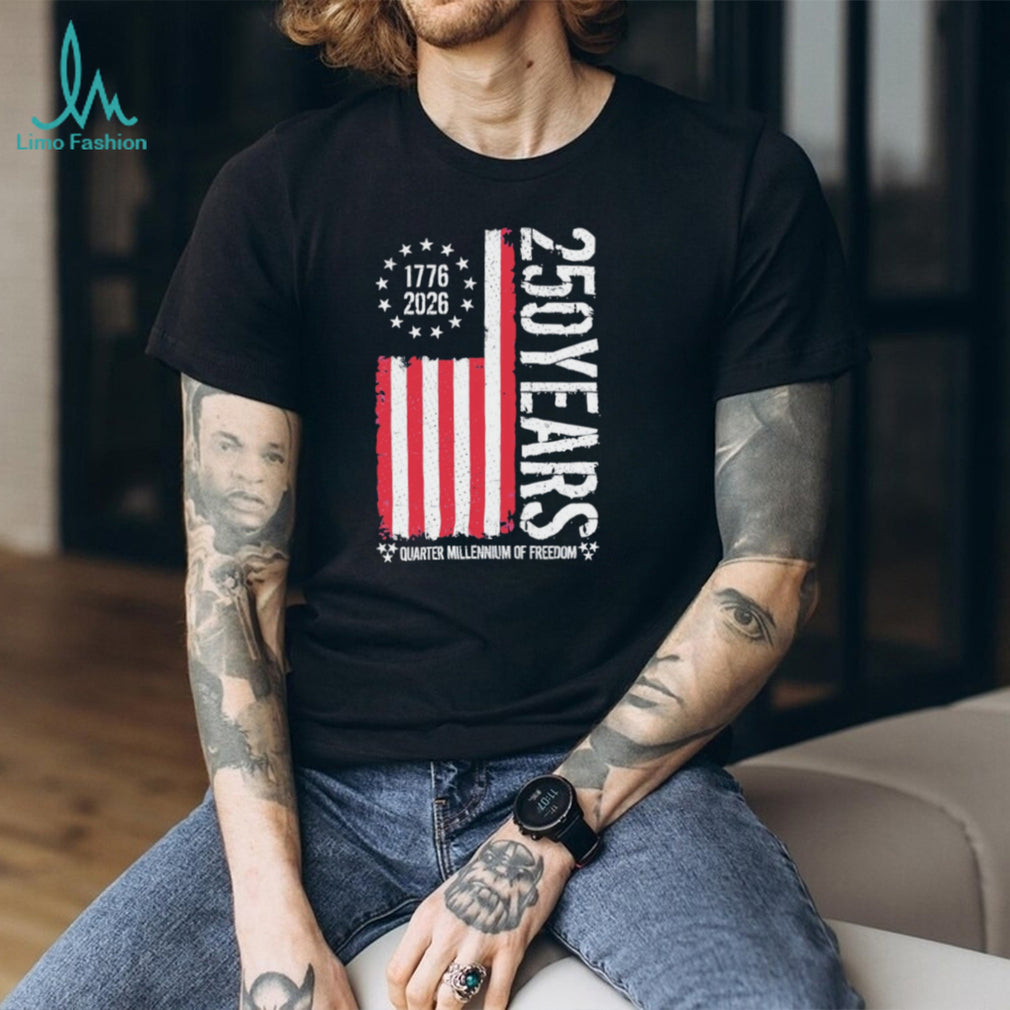 USA 250 Years Quarter Millennium of Freedom 1776 2026 T Shirt