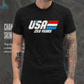 USA 250 years Racing logo shirt