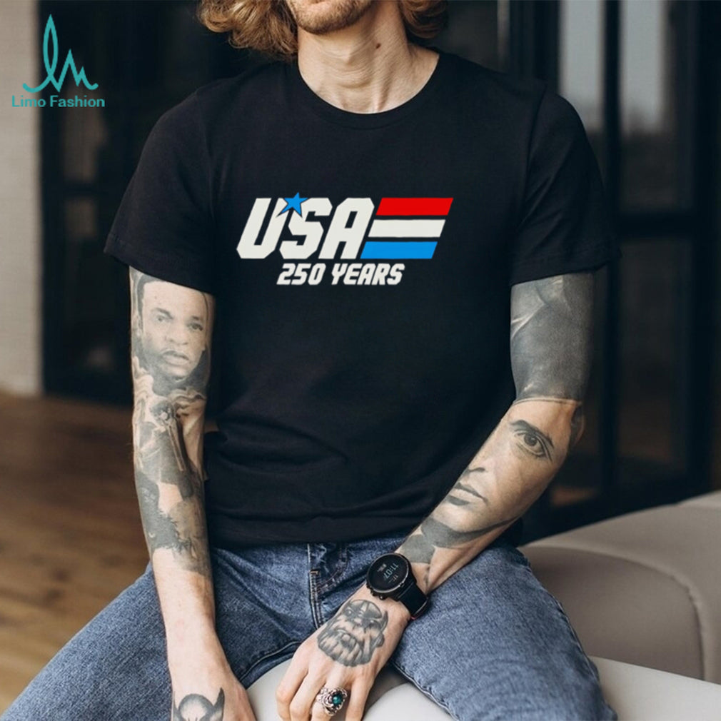 USA 250 years Racing logo shirt