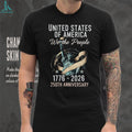 USA 250th Anniversary 1776 2026 We The People Statue of Liberty T Shirt