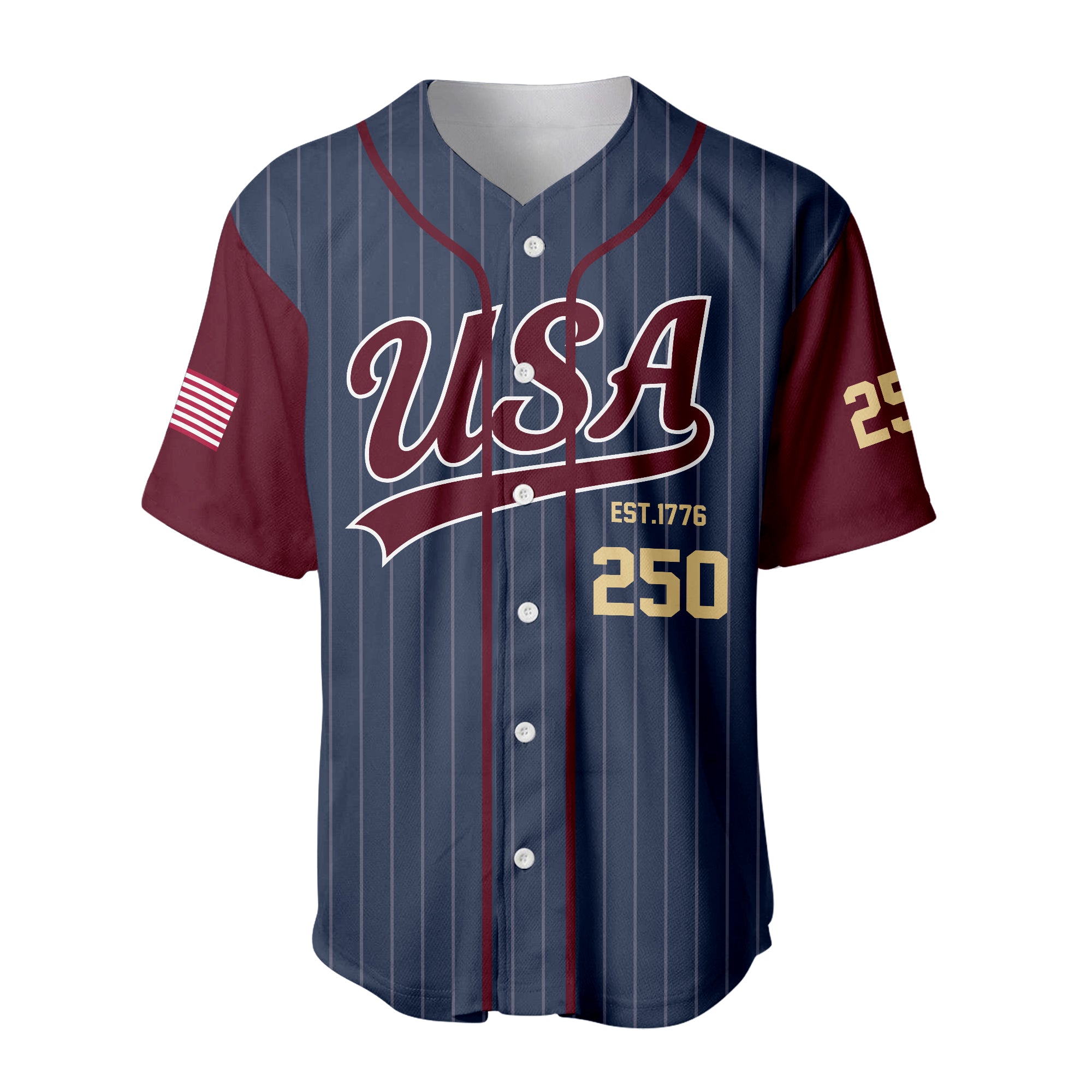 USA 250th Anniversary Baseball Jersey
