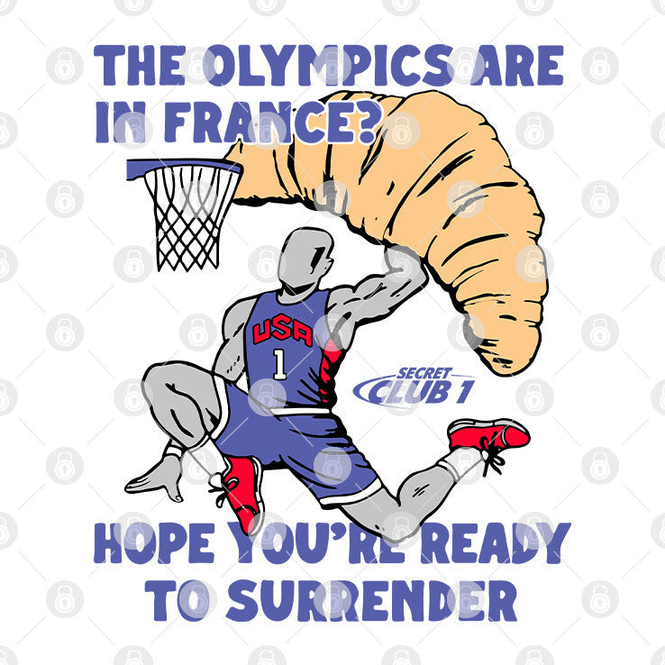 USA Champion The Olympics Are In France Hope You’re Ready To Surrender Shirt